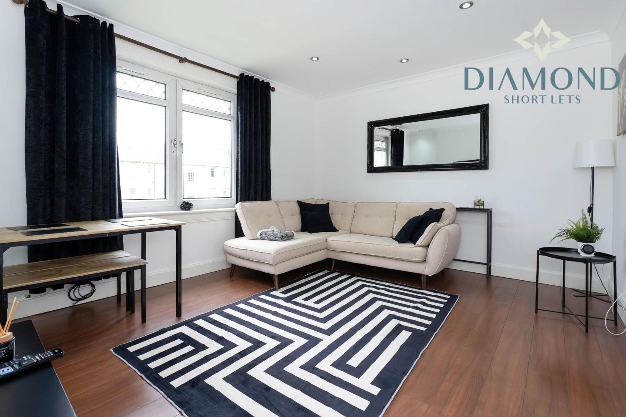 Cosy 2 Bed Apt West End EDI Exterior foto